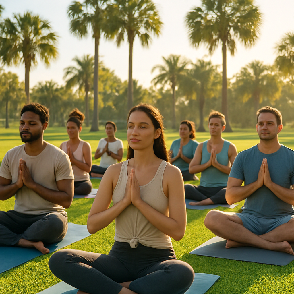 Sunrise Yoga by the Water